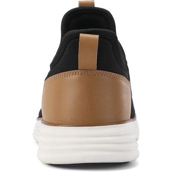 ⚡VILOCY Men's Black Fashion Dress Oxfords Business Mesh Breathable Sneakers - Picture 7 of 7